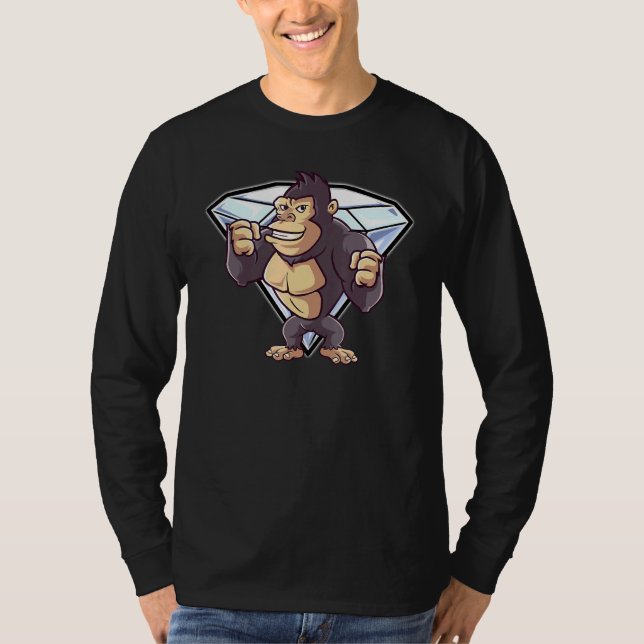 Camiseta Diamond Hands Ape (Frente)