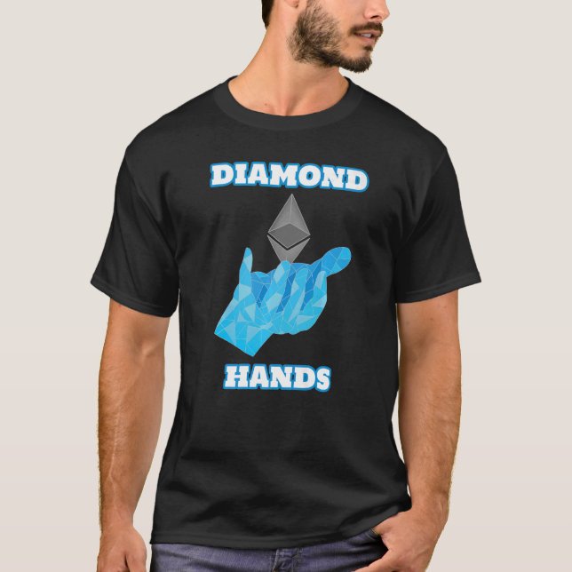 Camiseta Diamond Hands Eth Ethéo (Frente)