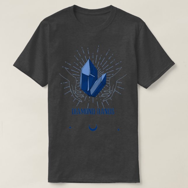 Camiseta Diamond Hands Market to the moon 12 (Frente do Design)