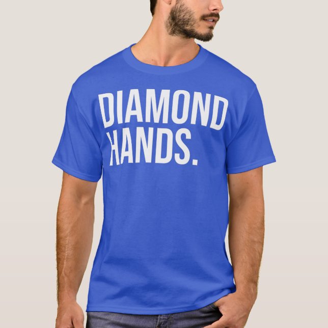 Camiseta Diamond Hands Master Investor Stock Market (Frente)