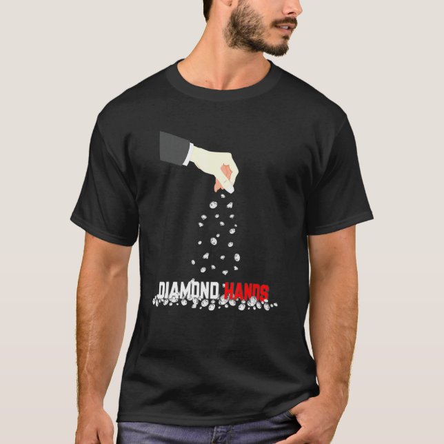Camiseta Diamond Hands Sprinkle Em Wall Street (Frente)