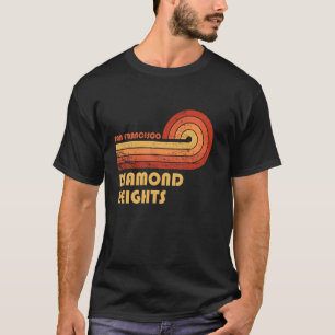 Camiseta Diamond Heights San Francisco California Retro Vin