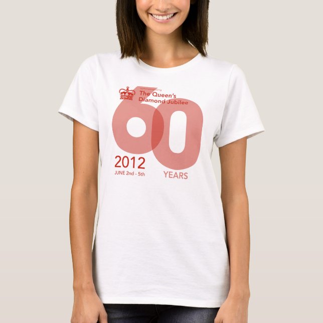 Camiseta Diamond Jubilee Comemorativo T-Shirt [Bloco] (Frente)