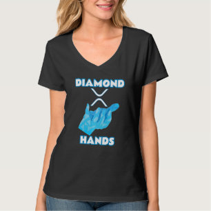 Camiseta Diamond Mãos Ripple Xrp Crypto Cryptocurrency