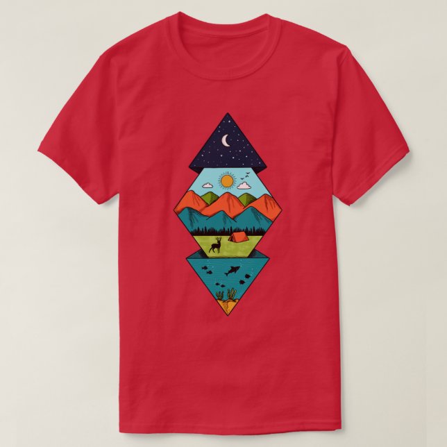 Camiseta Diamond Nature (Frente do Design)
