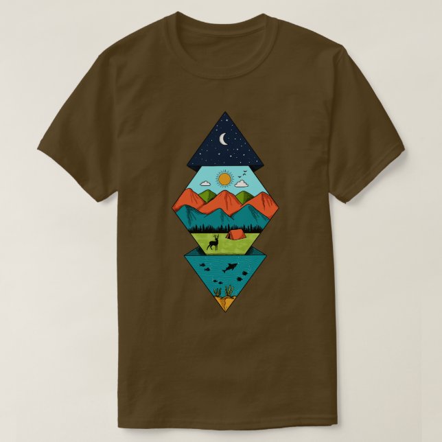 Camiseta Diamond Nature (Frente do Design)