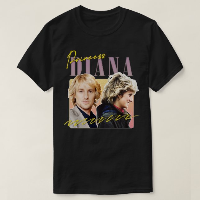 Camiseta Diana 80s Estética retrô (Frente do Design)