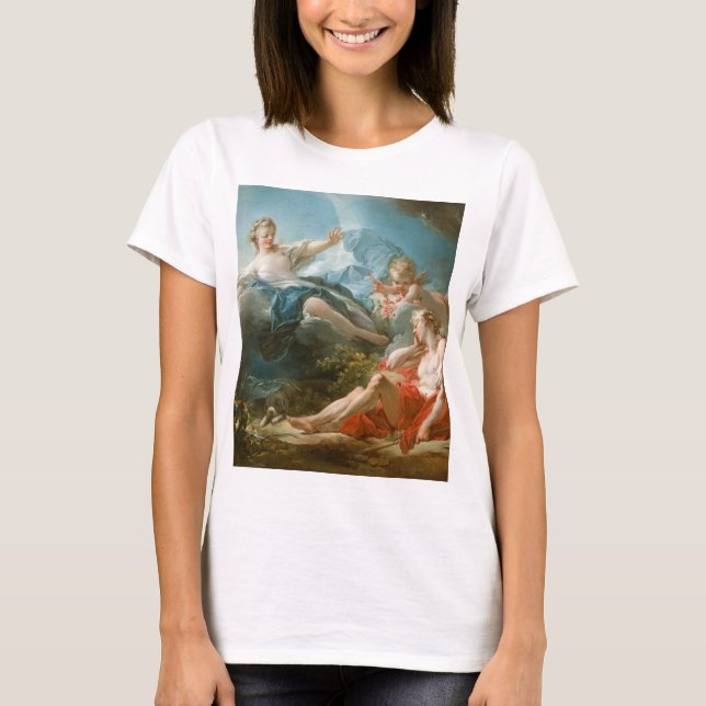 Camiseta Diana e Endymion por Jean-Honoré Fragonard (Frente)