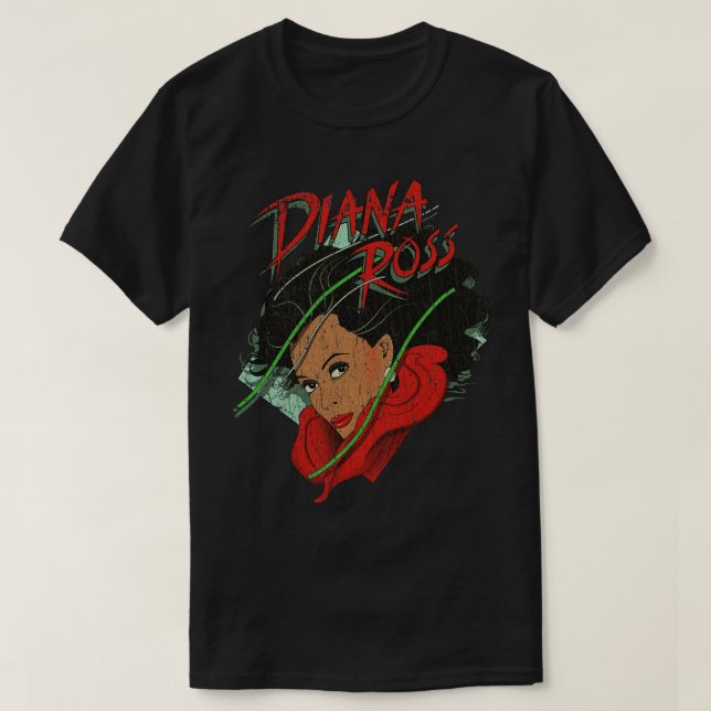 Camiseta Diana Ross 1981 (Frente do Design)