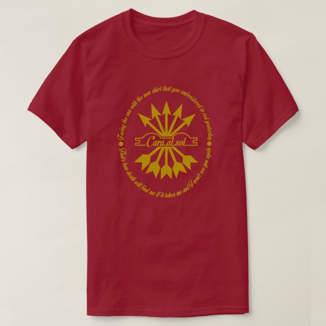 Camiseta Diante Do Sol (Frente do Design)