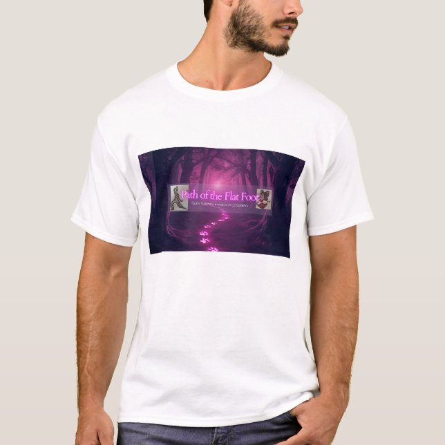 Camiseta diária Pé Chato no Caminho (Frente)