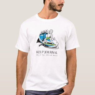 Camiseta Diário da alga do t-shirt com fragmento de