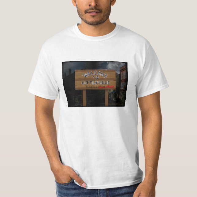 Camiseta Diário do vivo: Tshirt de Littleville (homens) (Frente)