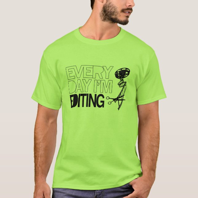 Camiseta Diário eu estou editando (Frente)