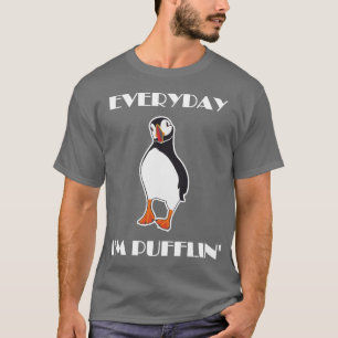 Camiseta Diário eu sou pássaro do papagaio-do-mar de