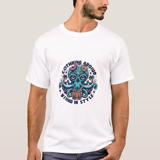 Camiseta Diários de um Diva de Mar Profundo (Frente)