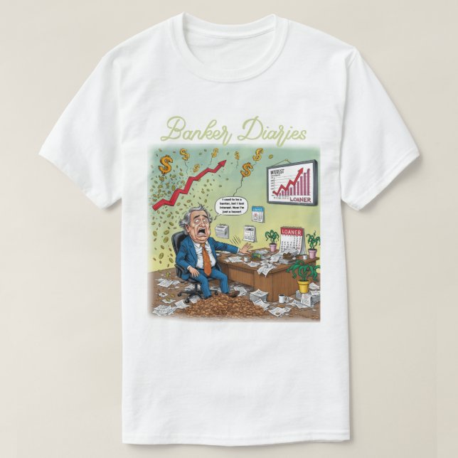 Camiseta Diários do Banker (Frente do Design)