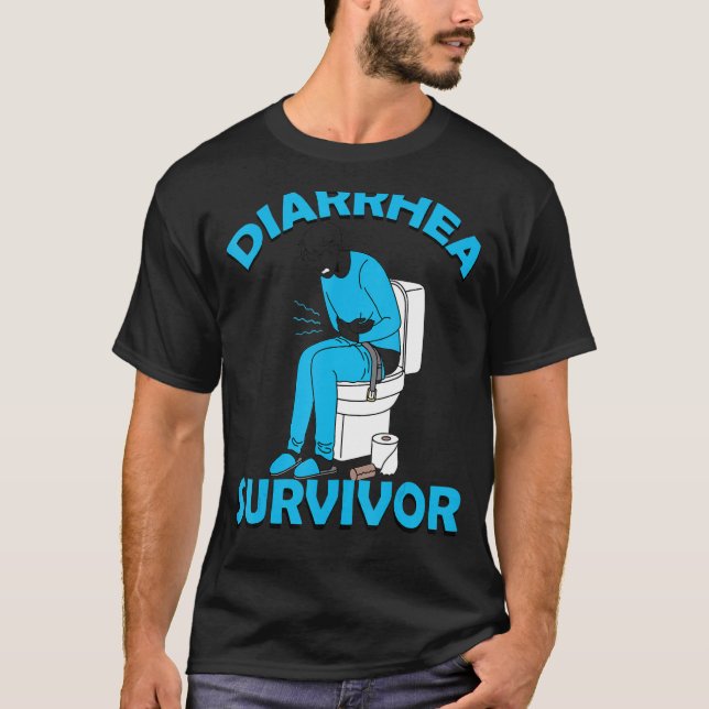 Camiseta Diarreia Sobrevivente Mulheres 1 (Frente)