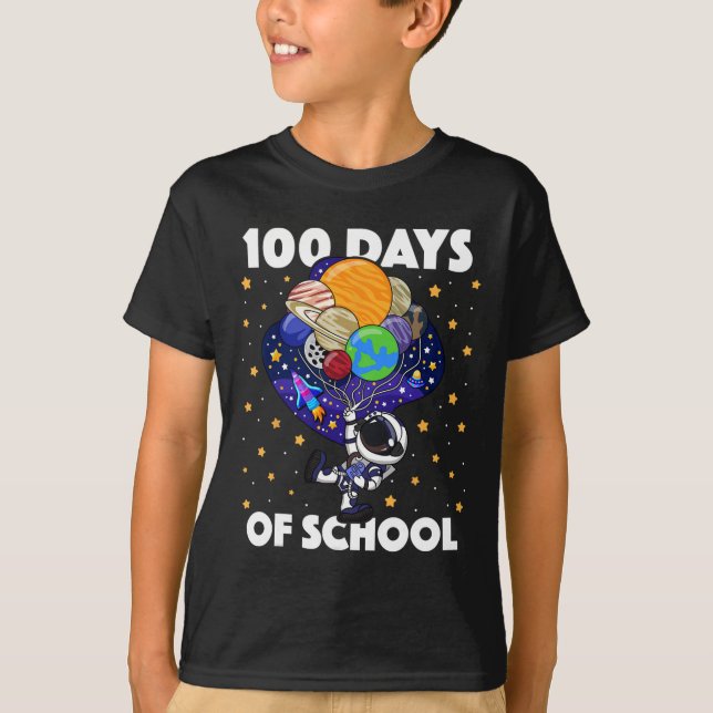 Camiseta Dias De Astronautas Da Escola Meninos Do Espaço 10 (Frente)
