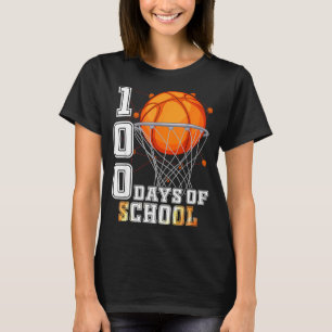 Camiseta Dias de Basquete Escolar 100º 100 Dia