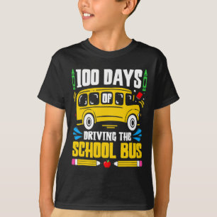 Camiseta Dias De Condução De Ônibus Escolar