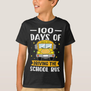Camiseta Dias De Condução De Ônibus Escolar 1