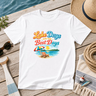 Camiseta Dias de Lago São os Melhores Dias Humor de Lago