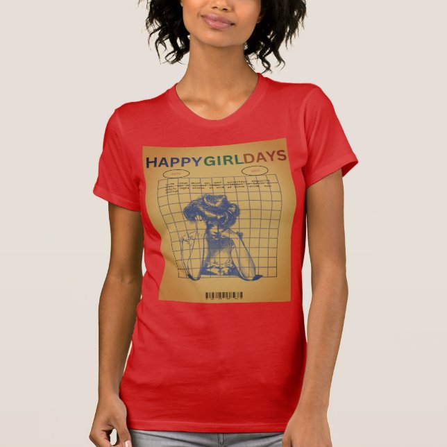 Camiseta dias de meninas felizes (Frente)