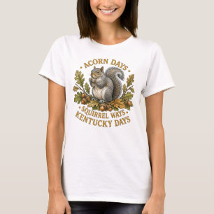 Camiseta Dias de Noz de Carvalho Maneiras de Esquilo