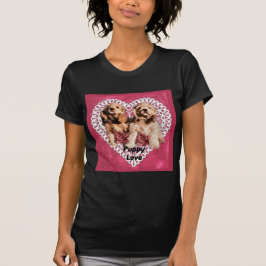 Camiseta Dias de os namorados do Cocker Spaniel Puppies