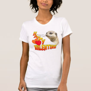 Camiseta Dias de os namorados Meerkat BFF T-Shirt