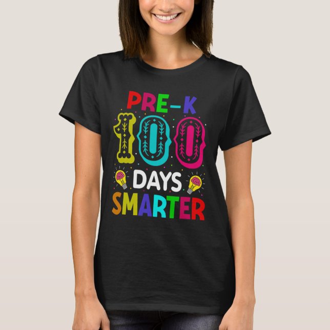 Camiseta Dias De Professores Pré-k Escolares Mais Inteligen (Frente)
