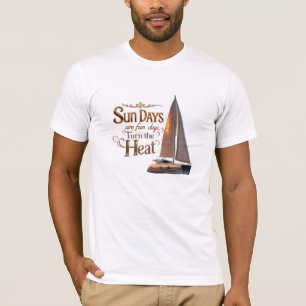 Camiseta Dias de Sol, Velas Suaves – Aqueça com Estilo