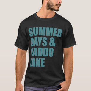 Camiseta Dias de Verão do Lago Caddo Texas Louisiana