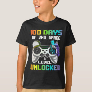 Camiseta Dias de Videos games De Jogador Desbloqueados No N