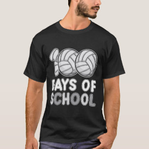 Camiseta Dias De Volei Escolar 100º Dia De Escola Amor