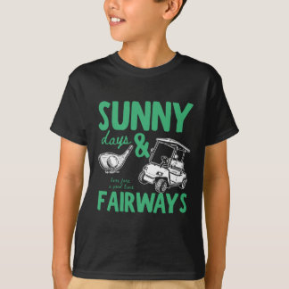 Camiseta Dias Ensolarados e Ilustração de Fairways