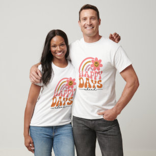 Camiseta Dias Felizes à Frente