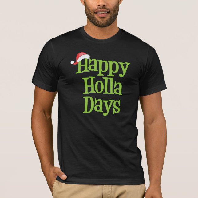 Camiseta Dias felizes do Holla (Frente)