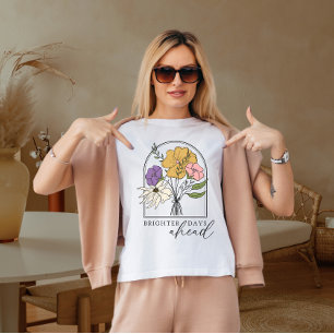 Camiseta Dias mais brilhantes à frente