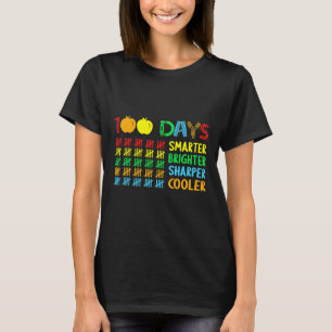 Camiseta Dias Mais Inteligentes Mais Inteligentes 100 Dias