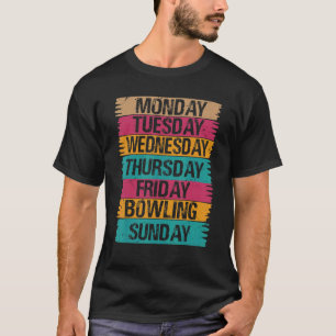 Camiseta Dias Úteis de Semana Trabalho Segunda-feira Quarta