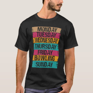 Camiseta Dias Úteis de Semana Trabalho Segunda-feira Quarta