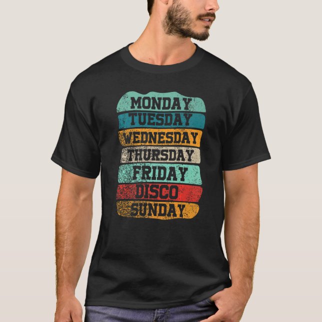 Camiseta Dias Úteis de Semana Trabalho Segunda-feira Sexta- (Frente)