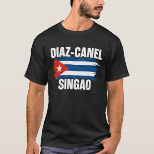 Camiseta Diaz Canel Singao Diazca Cuba apoia Manifestação