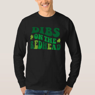 Camiseta Dibbs engraçado e bacana na ruiva para o dia de Sã