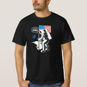 Camiseta Dibs de aterrissagem de lua
