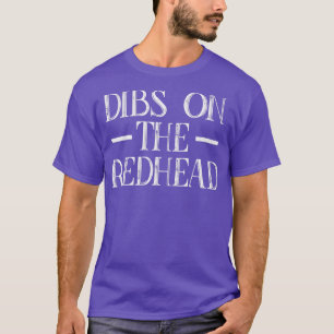 Camiseta Dibs Na Cabeça Vermelha Engraçada Dia de São Patrí