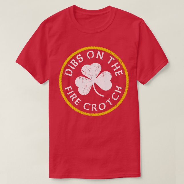 Camiseta Dibs Na Corda De Fogo, Ginger St Patricks (Frente do Design)
