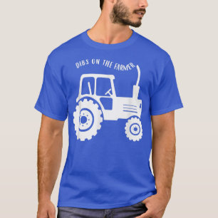 Camiseta Dibs Na Fazenda De Fazenda Ocidental Do Agricultor